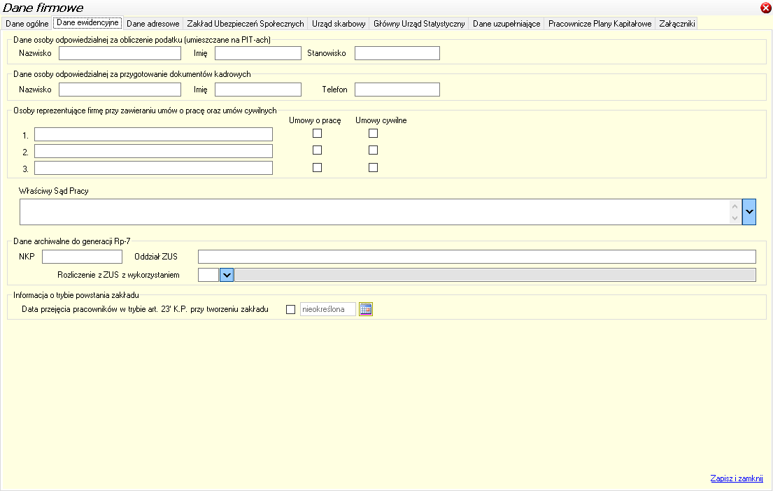 dane ewidencyjne firmy13