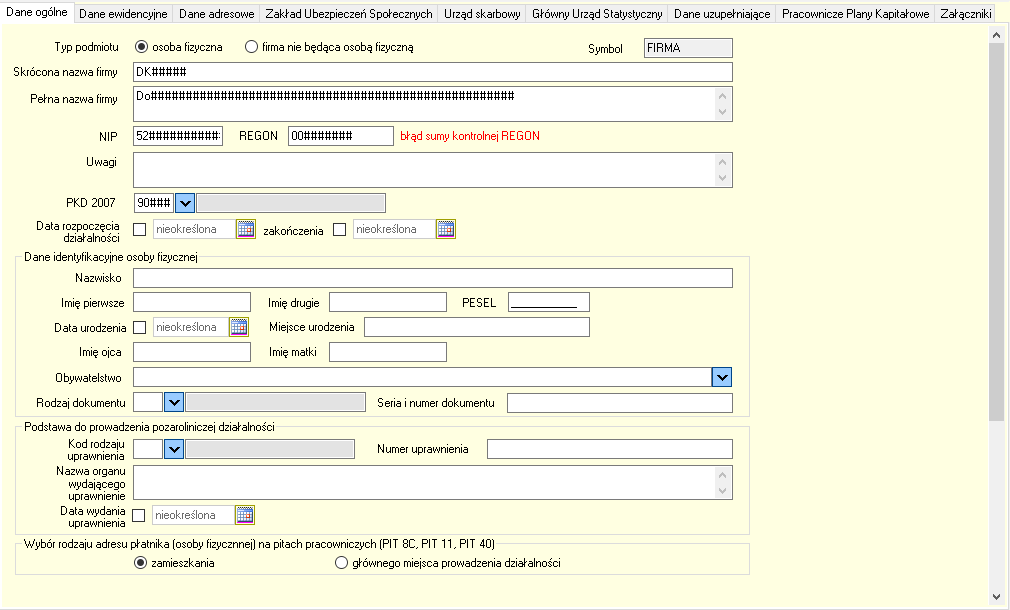 dane firmy_dane_ogolne_osoba_fizyczna