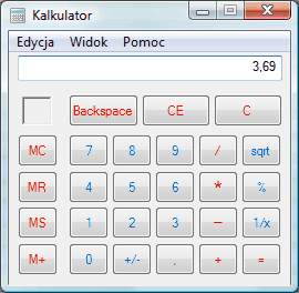 kalkulator systemowy kalkulator systemowy