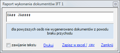 raport braku przychodow ift1