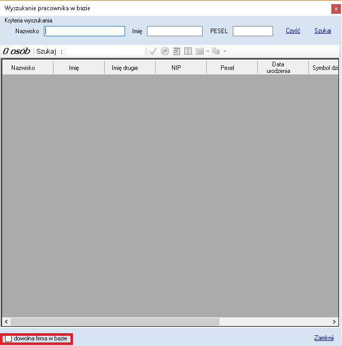 Szybkie Wyszukiwanie Pracownika W Firmie_Bazie2